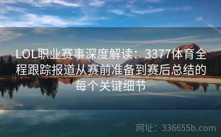 LOL职业赛事深度解读：3377体育全程跟踪报道从赛前准备到赛后总结的每个关键细节